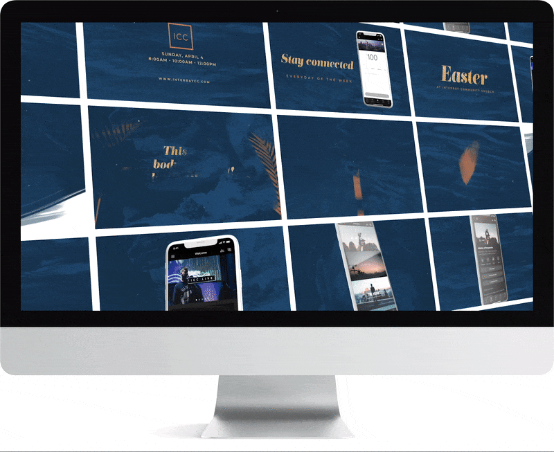 Free Easter media kit with customizable graphics and videos!
